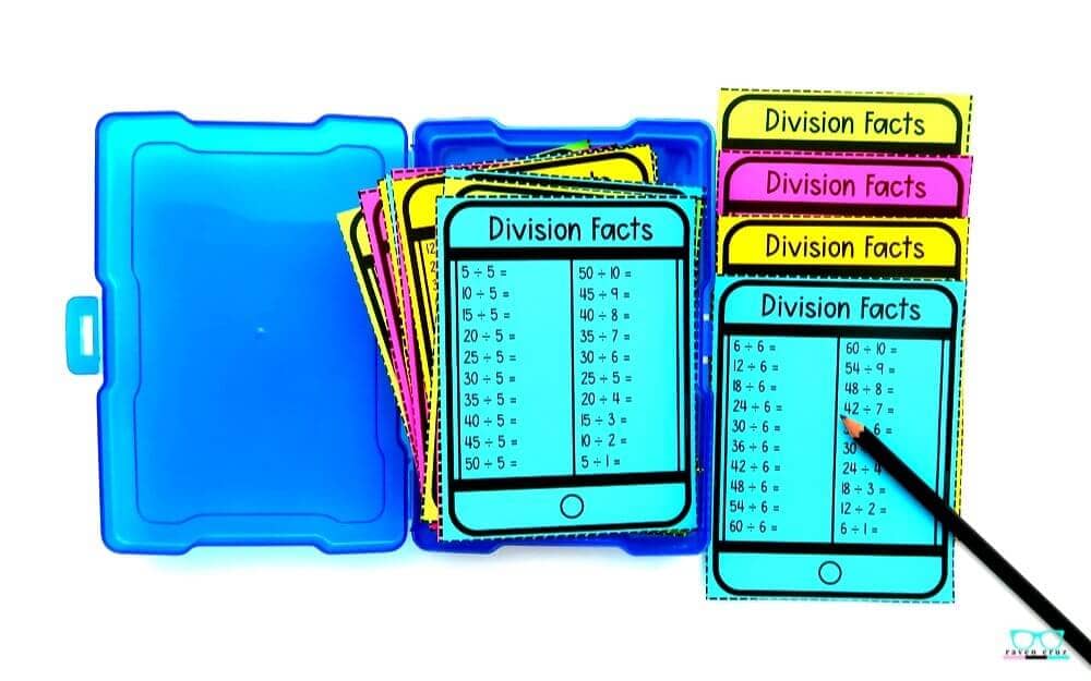 division task cards