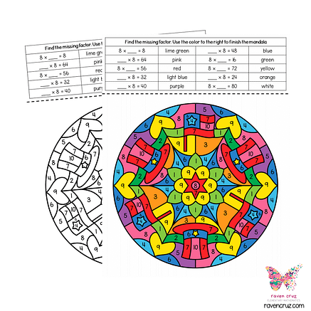 Free Election Day Mandalas with Multiplication