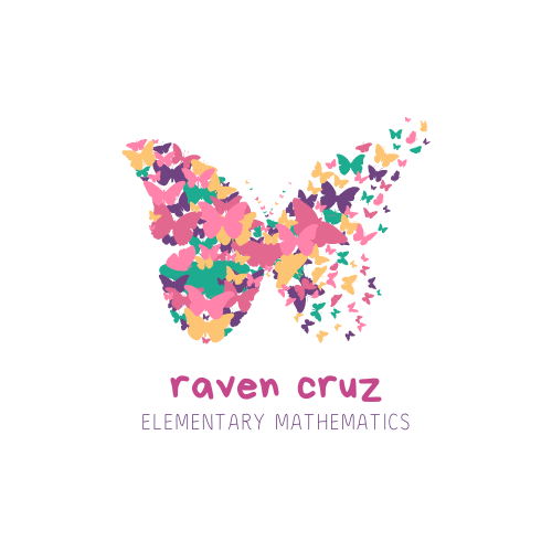 multi-colored butterflies that for a bigger butterfly logo and raven cruz elementary mathematics teacher in text